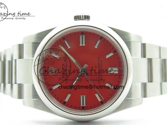 Perpetual 126000 36mm Dial BP SS Bracelet Red on Edition Oyster Best 0217